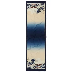 Fashion Hokusai Great Wave Oblong Silk Scarf Scarves & Wraps
