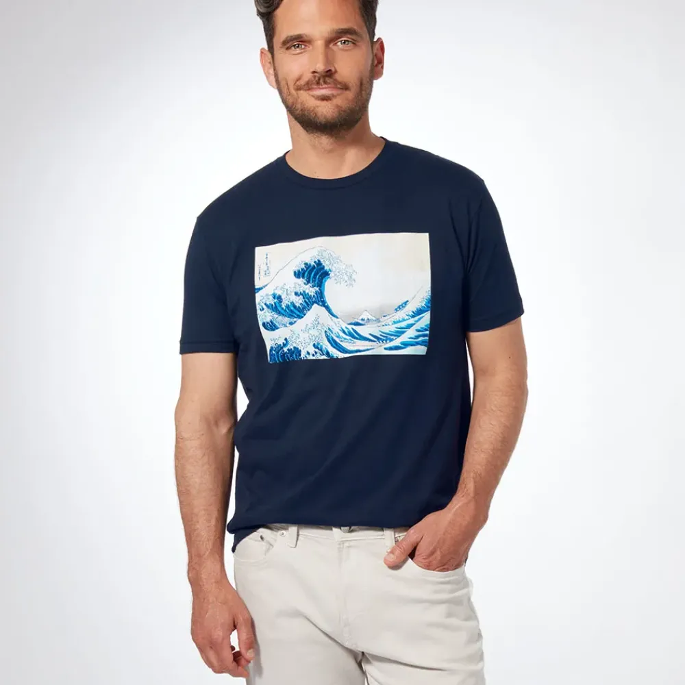 Fashion Hokusai Great Wave Tee Clothing