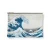Online Hokusai Great Wave Zip Pouch Bags
