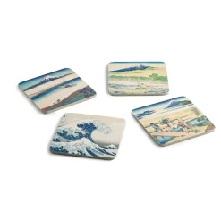 Outlet Hokusai Prints Coasters Tableware