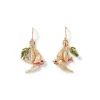 Hot Holiday Birds Earrings Earrings