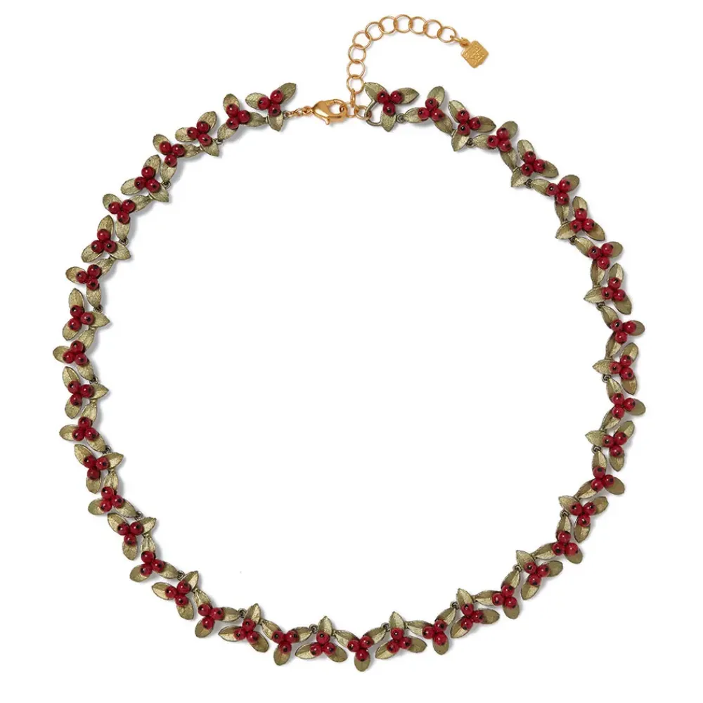 Clearance Holly Berry Jade Statement Necklace Necklaces