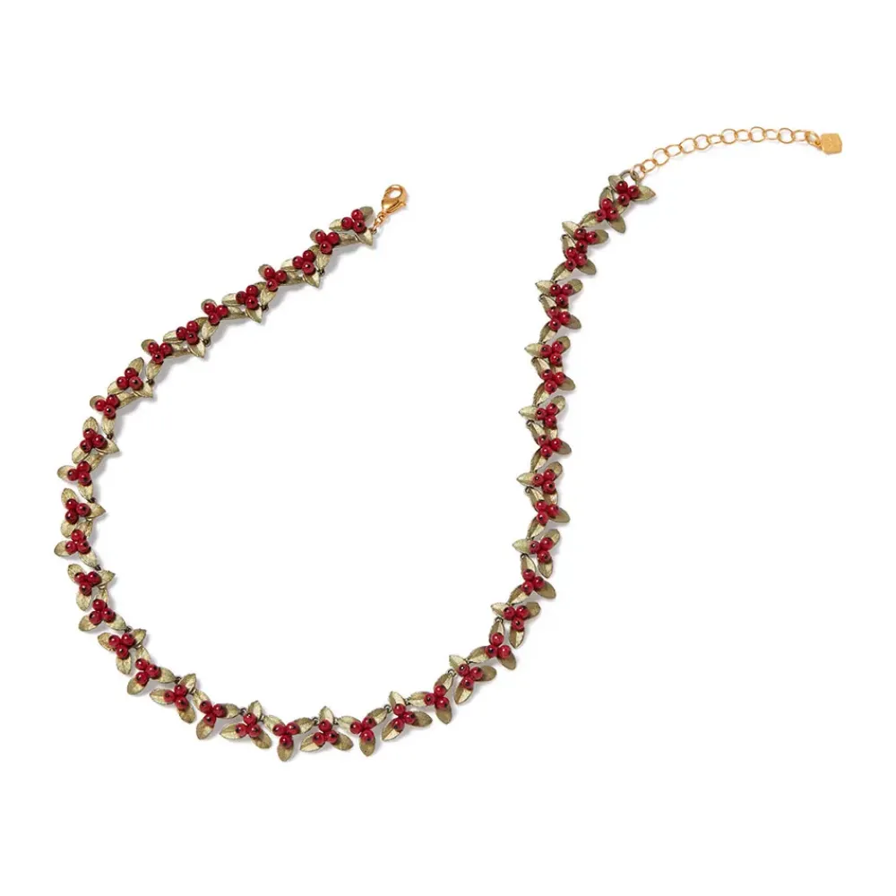 Clearance Holly Berry Jade Statement Necklace Necklaces