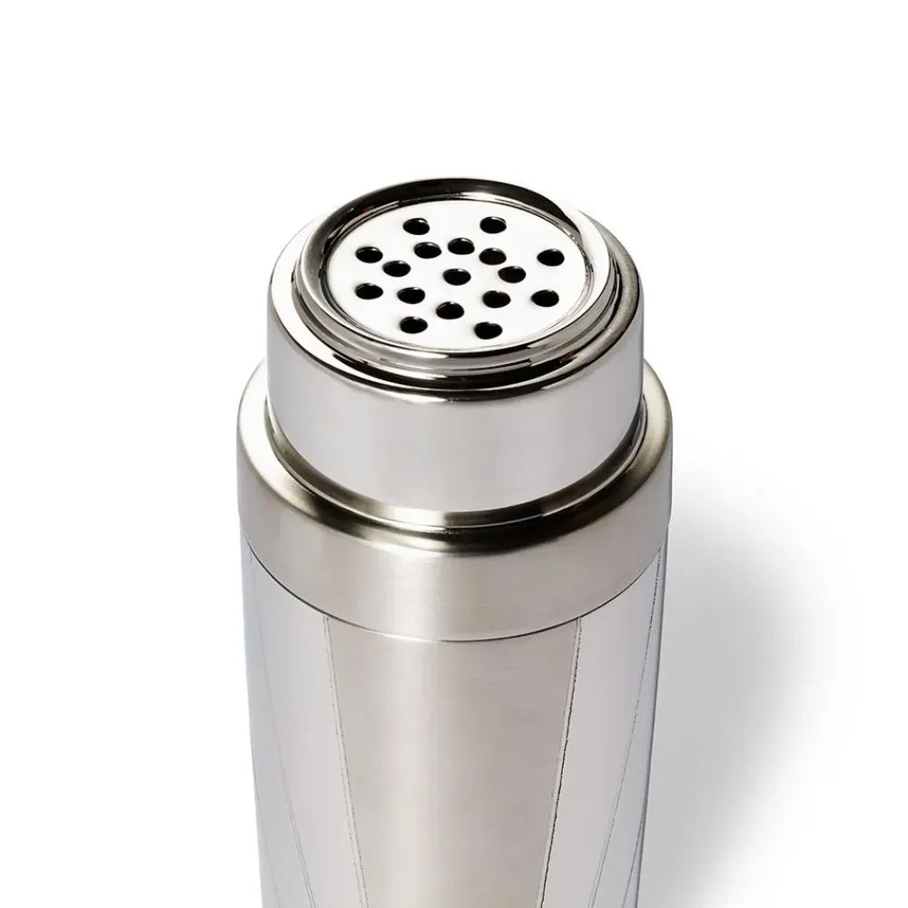New Italian Armor Etched Stainless Steel Cocktail Shaker Tableware