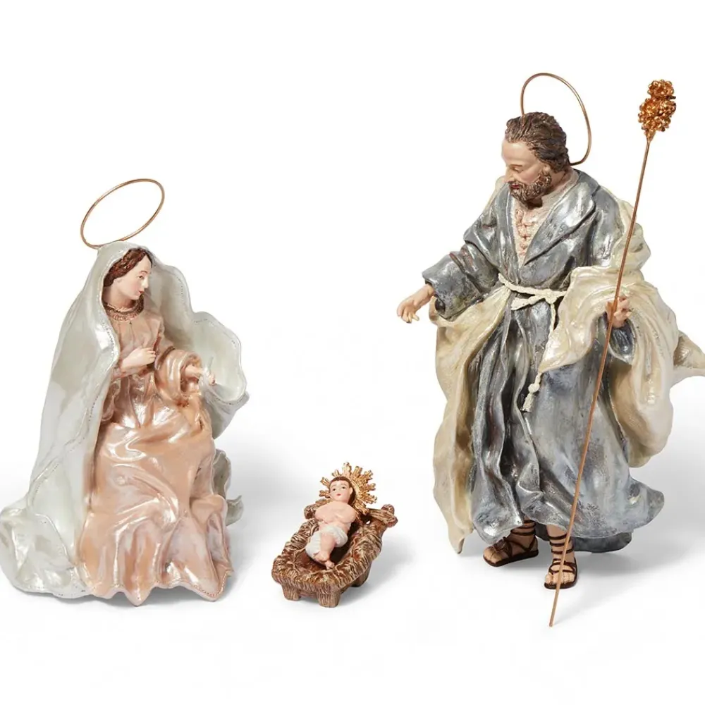 Outlet Italian Creche Holy Family Figurine Set Ornaments