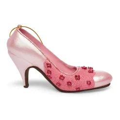 Discount Italian Floral Pump Shoe Ornament Ornaments
