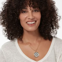 Discount Iznik Cintamani Enamel Pendant Necklace Necklaces