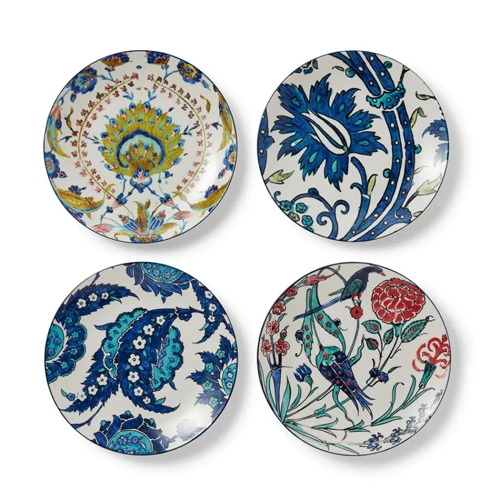 Fashion Iznik Garden Side Plate Set Tableware