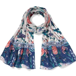 Sale Iznik Garden Silk Scarf Scarves & Wraps