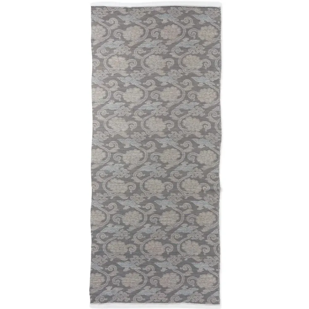 Sale Japanese Birds And Flowers Oversize Jacquard Shawl Scarves & Wraps