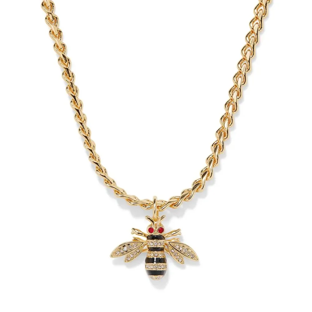 New Jeweled Bee Pendant Necklace Necklaces