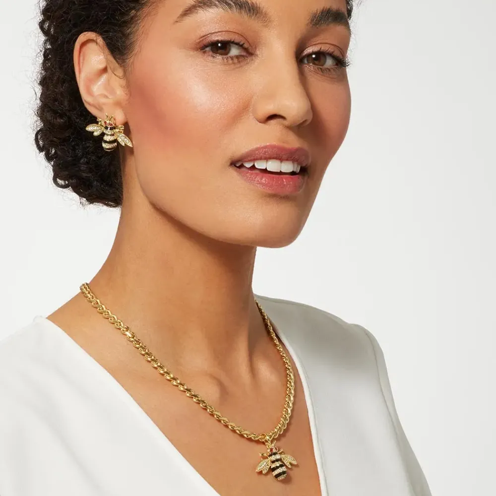 Best Jeweled Bee Stud Earrings Earrings