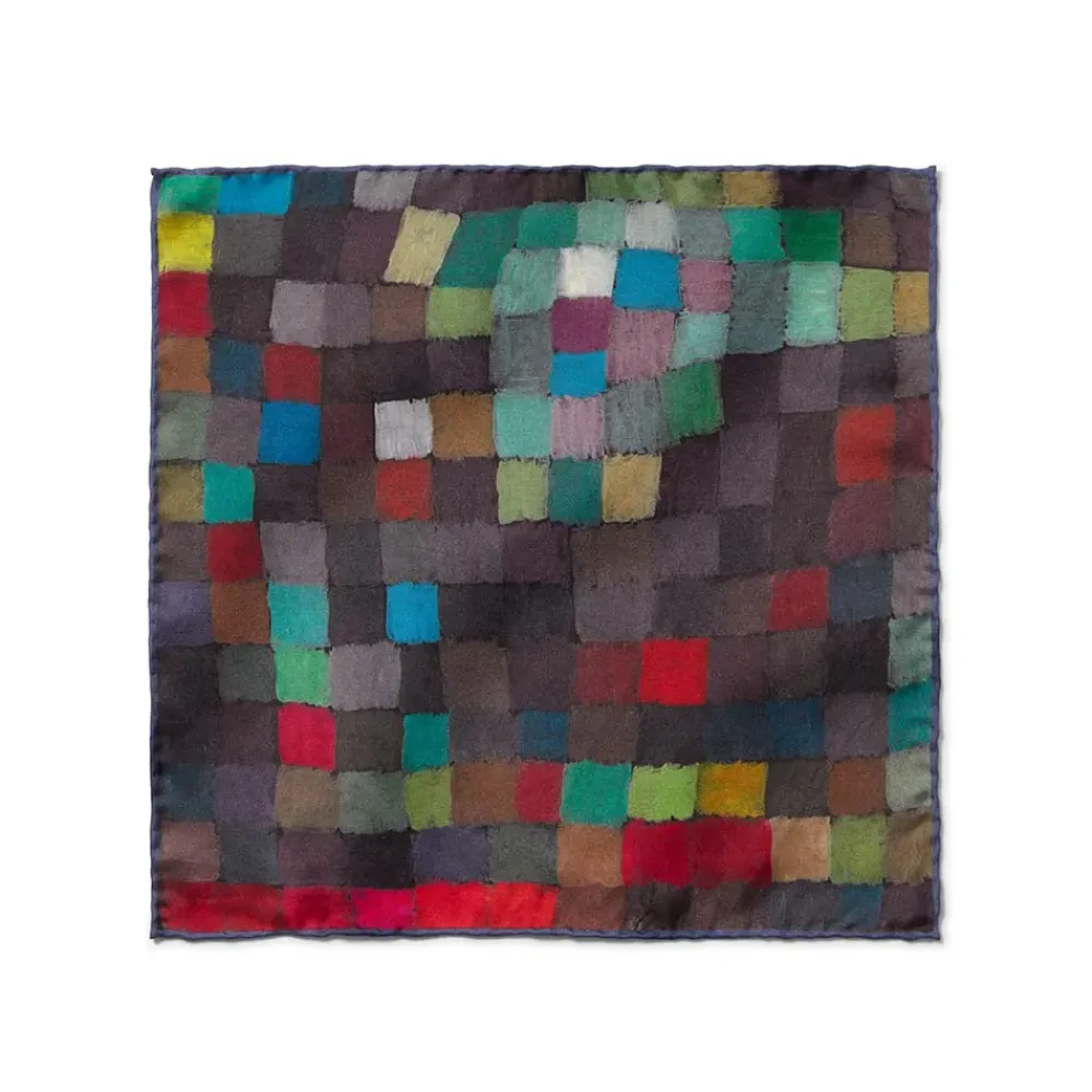 Hot Klee May Picture Silk Pocket Square Small Accessories