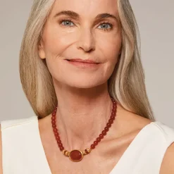 Discount Late Hellenistic Carnelian Necklace Necklaces