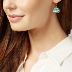 New Lotus Blossom Drop Earrings Earrings