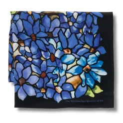 Discount Louis C. Tiffany Clematis Oblong Silk Scarf Scarves & Wraps