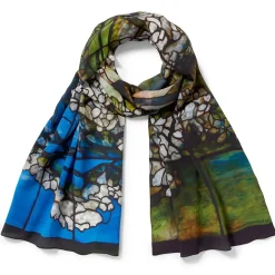 Online Louis C. Tiffany Dogwood Oblong Silk Scarf Scarves & Wraps