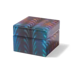 Sale Louis C. Tiffany Favrile Palmette Small Glass Box Decorative Accents