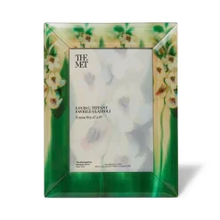 Online Louis C. Tiffany Gladioli Rectangular Glass Frame Decorative Accents