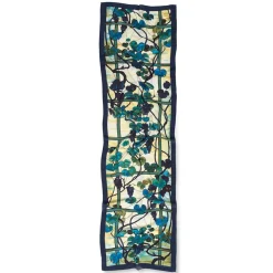 New Louis C. Tiffany Grapevine Oblong Silk Scarf Scarves & Wraps