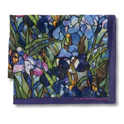 New Louis C. Tiffany Irises Oblong Silk Scarf Scarves & Wraps