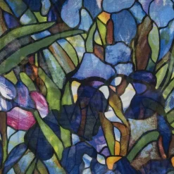 New Louis C. Tiffany Irises Oblong Silk Scarf Scarves & Wraps