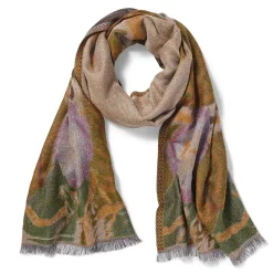 Discount Louis C. Tiffany Morning Glories Wool-Blend Shawl Scarves & Wraps