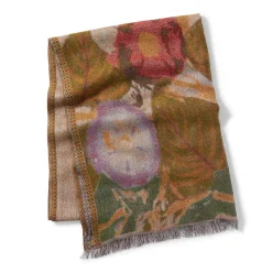 Discount Louis C. Tiffany Morning Glories Wool-Blend Shawl Scarves & Wraps
