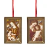 Fashion Madonna And Child Porcelain Ornament Set Ornaments