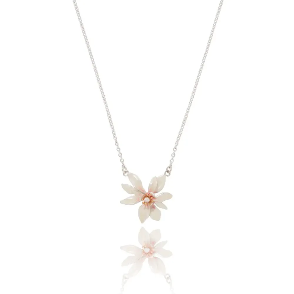 Clearance Magnolia Pendant Necklace Necklaces