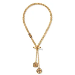 Discount Medieval Byzantine T-Bar Lariat Necklace Necklaces