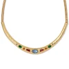 Discount Medieval Stone Collar Necklace Necklaces