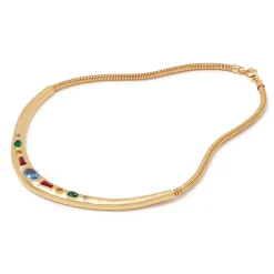 Discount Medieval Stone Collar Necklace Necklaces