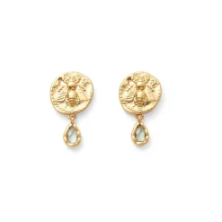 New Mediterranean Coin Stud Earrings Earrings