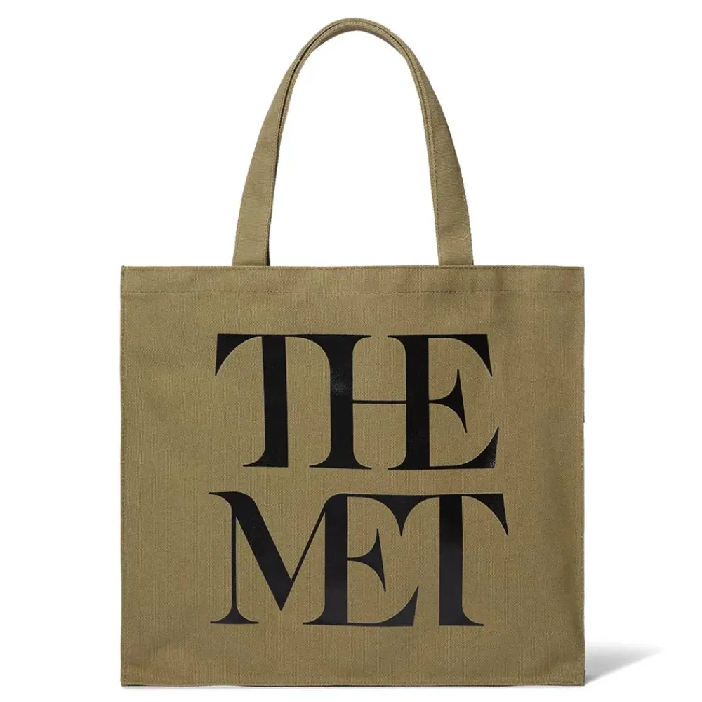 Clearance Met Logo Canvas Tote Bags
