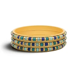 New Middle Kingdom Cylindrical Bead Bangles Bracelets