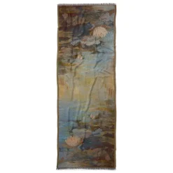 New Monet Bridge And Water Lilies Shawl Scarves & Wraps