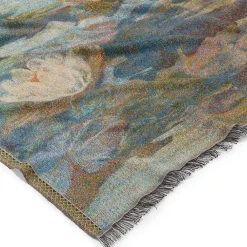 New Monet Bridge And Water Lilies Shawl Scarves & Wraps