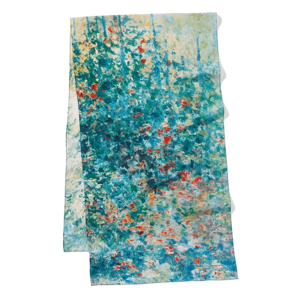 Best Monet Garden At Argenteuil Oblong Silk Scarf Scarves & Wraps