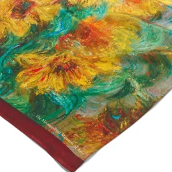 Hot Monet Sunflowers Oblong Silk Scarf Scarves & Wraps