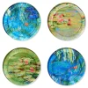 Best Monet Water Lilies Glass Coasters Tableware