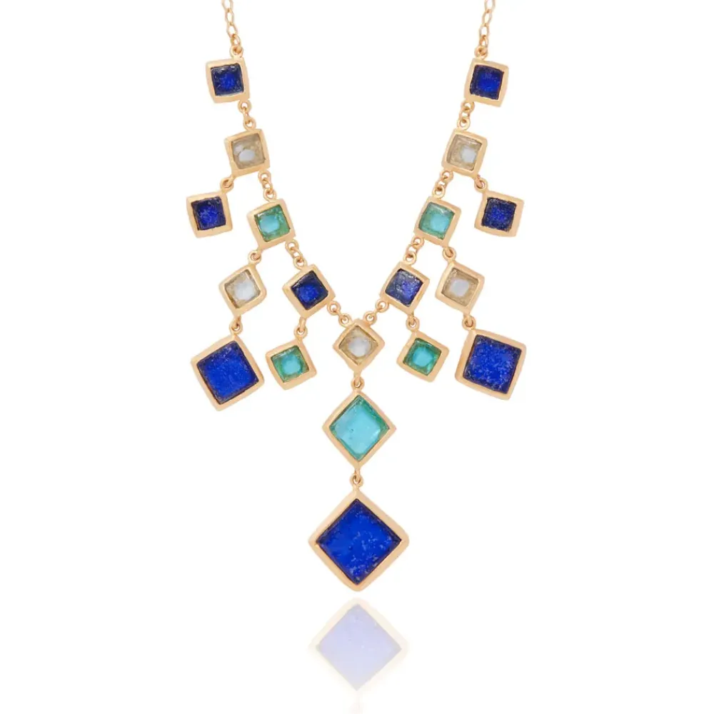Best Mosaic Column Bib Necklace Necklaces