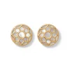 Online Mother-Of-Pearl Mosaic Stud Earrings Earrings