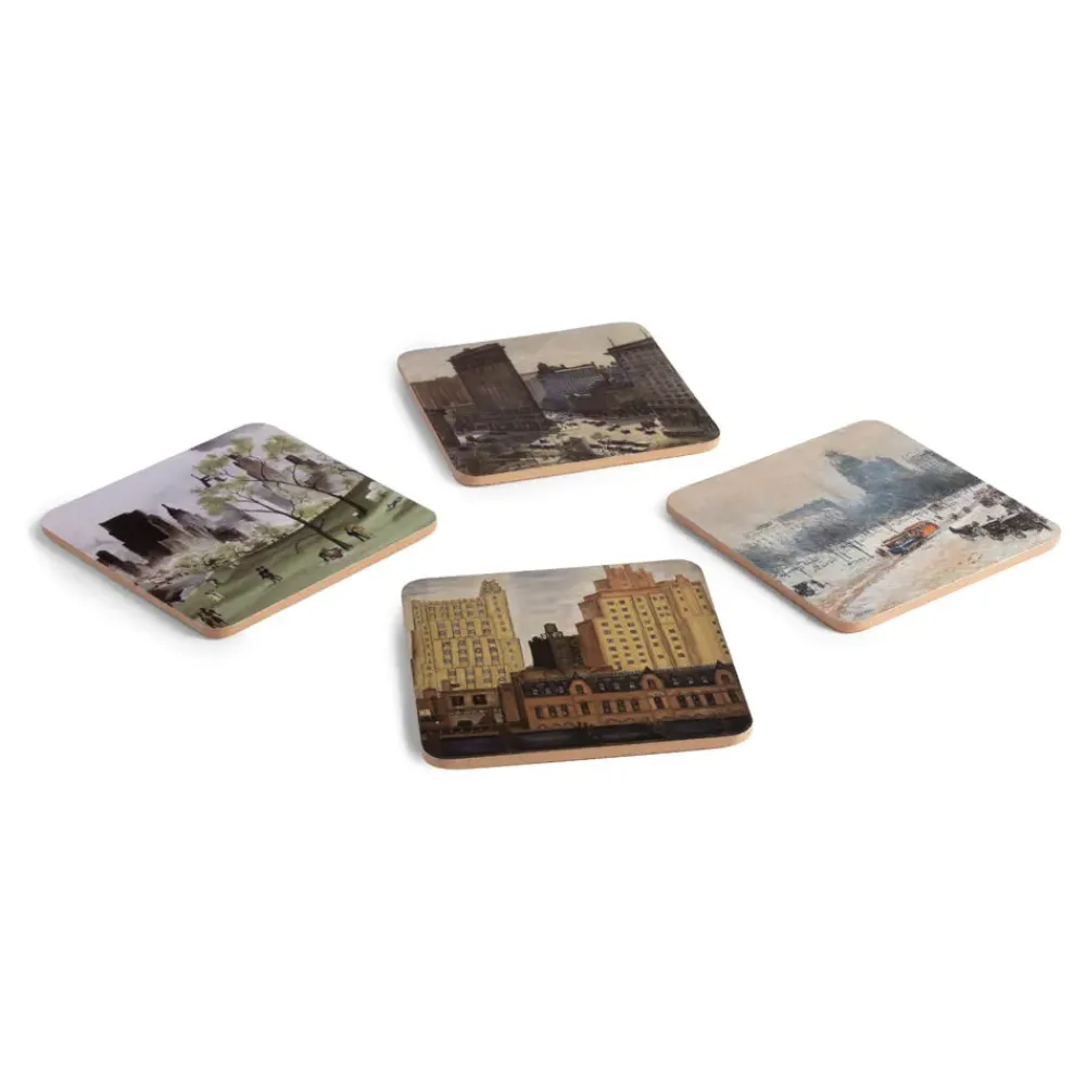 Hot New York In Art Coasters Tableware