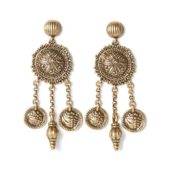 Hot Ottoman Coin Chandelier Earrings Earrings