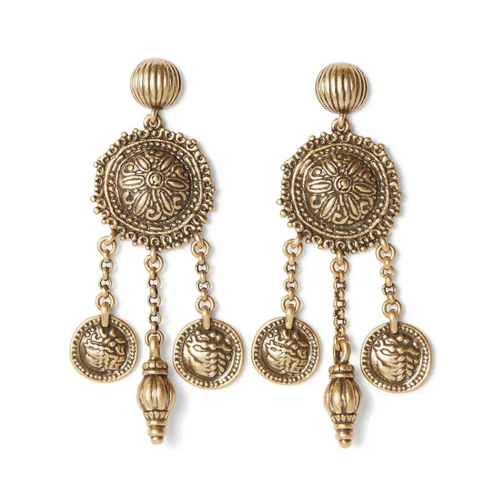 Hot Ottoman Coin Chandelier Earrings Earrings