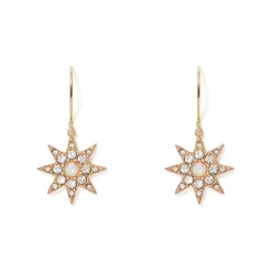 Online Ottoman Star Gilded Drop Earrings Earrings