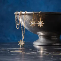 New Ottoman Star Gilded Pendant Necklace Necklaces