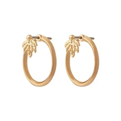 Sale Oval Picture Frame Ear Jacket Earrings