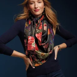 New Peeters Bouquet Of Flowers Oversize Oblong Scarf Scarves & Wraps